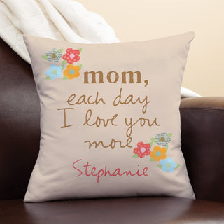 Sandra Magsamen For Mom Personalized 14" Throw Pillow