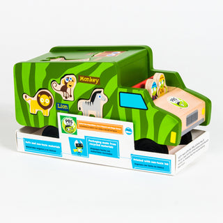 PBS KIDS Wooden Toy Safari Shape Sorter