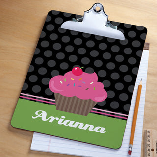 Cute Cupcake Personalized Clipboard