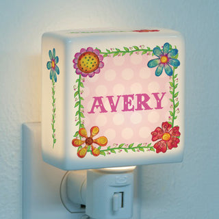 Sweet Flowers Personalized Nightlight