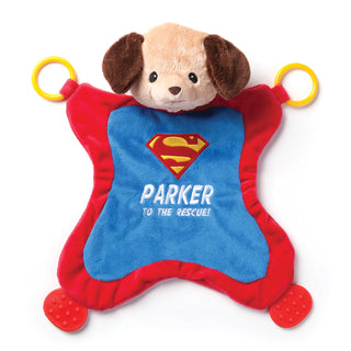 Personalized GUND Superman Griffin  Activity Blanket