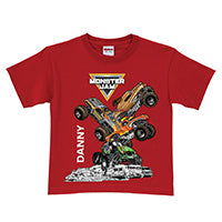 Monster Jam Stack-Up Red T-Shirt