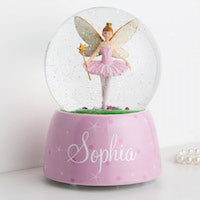 Personalized Ballerina Fairy Water Globe