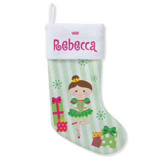 Ballerina Christmas Personalized Stocking