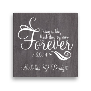 Forever Personalized 16x16 Gallery Wrap Canvas