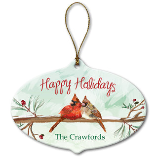 Happy Holidays Personalized Ornament