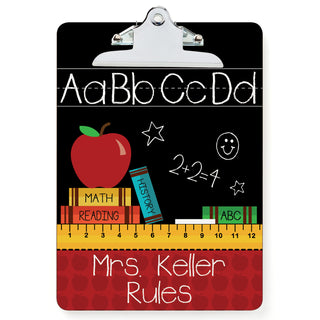 Teachers Rule Personalized Clipboard