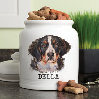 Dog Breeds Personalized Treat Jar