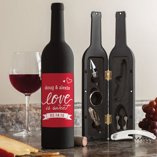 Love Is Sweet Personalized Wine Kit