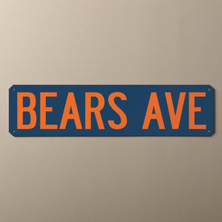 You Name It Personalized Street Sign---Navy and Orange