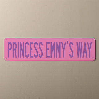 You Name It Personalized Street Sign---Pink and Purple