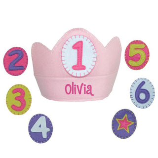 Personalized Yearly Birthday Crown---Girl