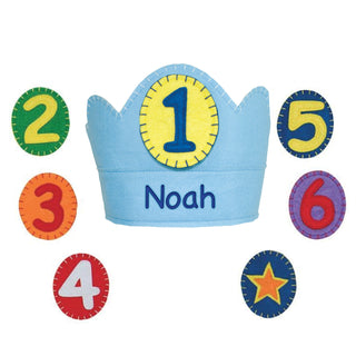 Personalized Yearly Birthday Crown---Boy