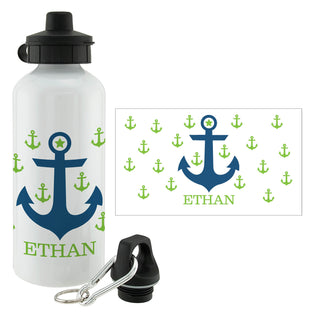 Anchor Personalized Water Bottle ---Boy