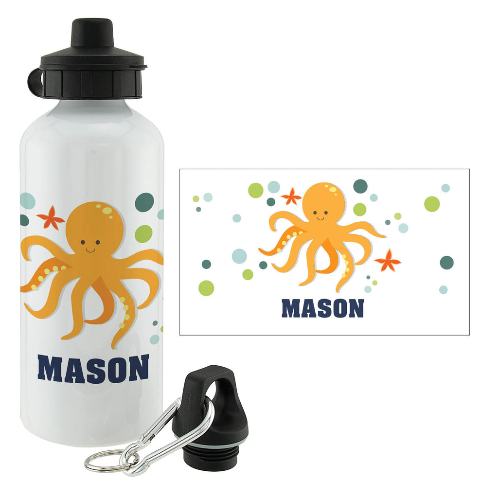 Octopus Personalized Water Bottle – Personalized Planet