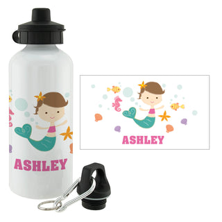 Lil' Mermaid Personalized Water Bottle