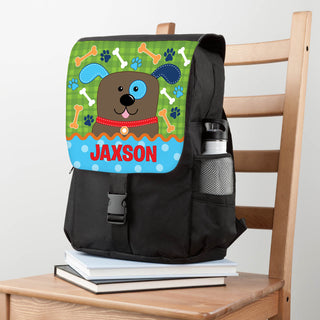 Cute Puppy Personalized Backpack