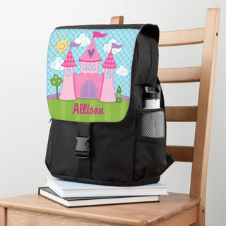 Princess Castle Personalized Backpack