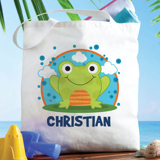 Sweet Frog Personalized Tote Bag