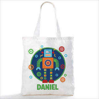 Robot Personalized Tote Bag