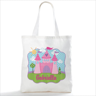 Princess Castle Personalized Tote Bag