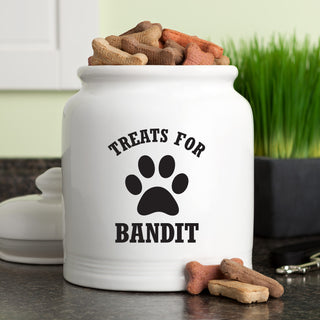 Treats For Puppy Personalized Treat Jar