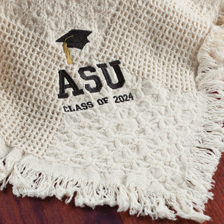 Personalized Graduation Throw