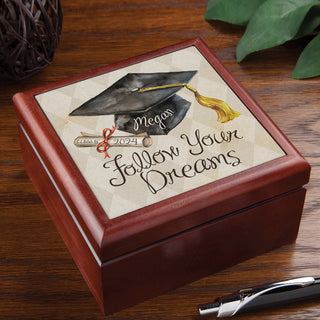 Follow Your Dreams Personalized Keepsake Box