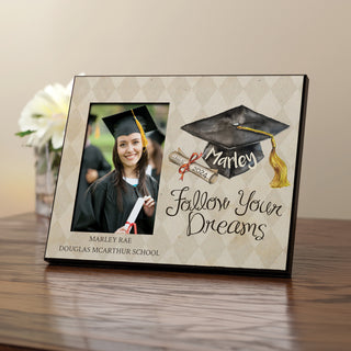 Follow Your Dreams Personalized Graduation Frame
