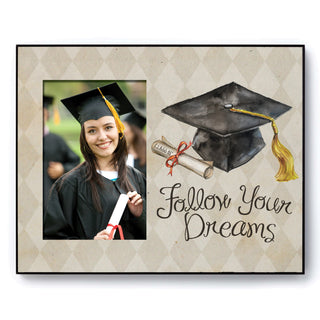 Follow Your Dreams Personalized Graduation Frame