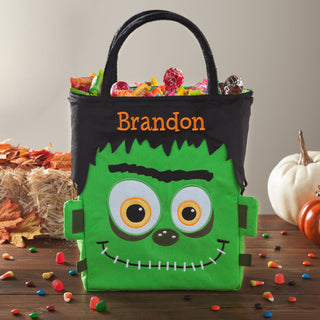 Personalized Frankenstein Halloween Basket