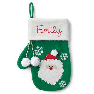 Personalized Mitten Stocking---Santa