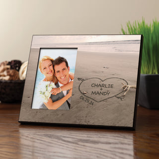 Names In The Sand Personalized Frame