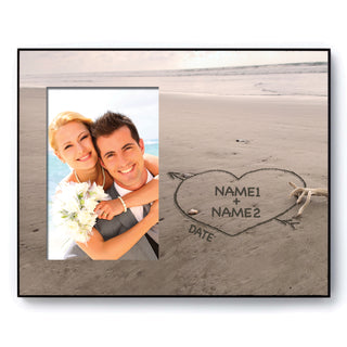 Names In The Sand Personalized Frame