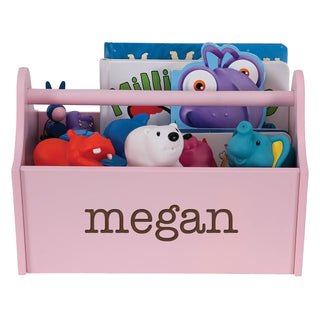 My Name Personalized Pink Toy Caddy