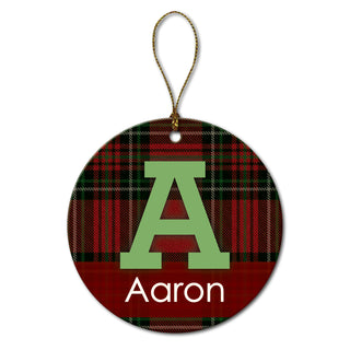 His Name Personalized Ornament