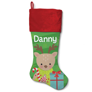 Personalized Reindeer Stocking