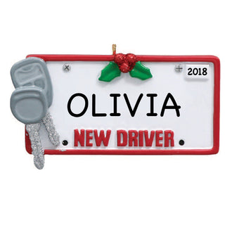 Personalized New Driver Ornament