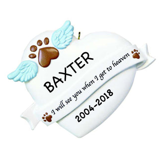 Personalized Pet Memorial Ornament