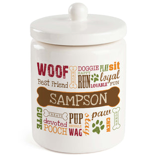 Special Dog Personalized Treat Jar