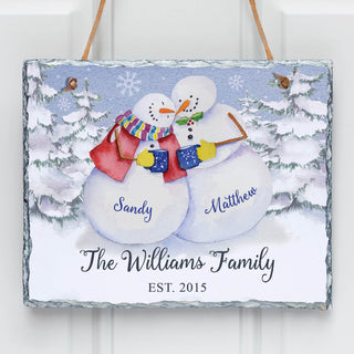 Joy of Family Personalized Wall Slate---Couple