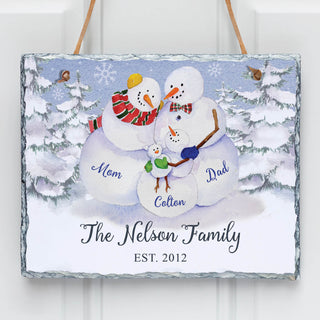 Joy of Family Personalized Wall Slate---One Child