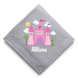 Princess Castle Personalized Sweatshirt Blanket