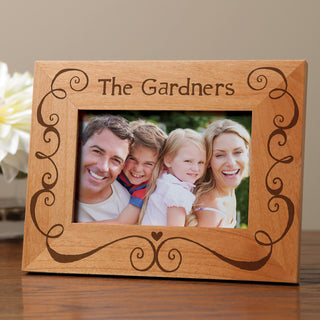 Happy Family Personalized Wood Frame