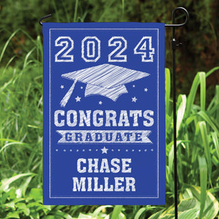 Congrats Graduate Personalized Garden Flag