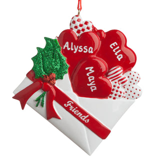 Three Friends Personalized Ornament