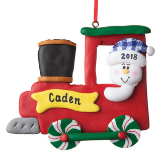 Personalized Train Ornament