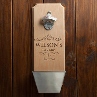 Your Tavern Personalized Wall Bottle Opener