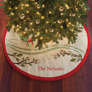 Personalized Forest Friend Tree Skirt