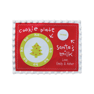 Personalized Milk and Cookies For Santa Placemat